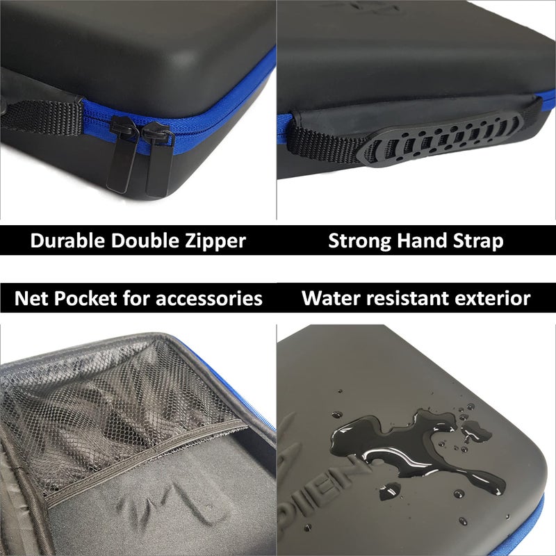 MONGPIENS Battling Tops Soft Carrying Case Waterproof Storage Organizer for Spinning Top and Launcher (Medium) - Image 3